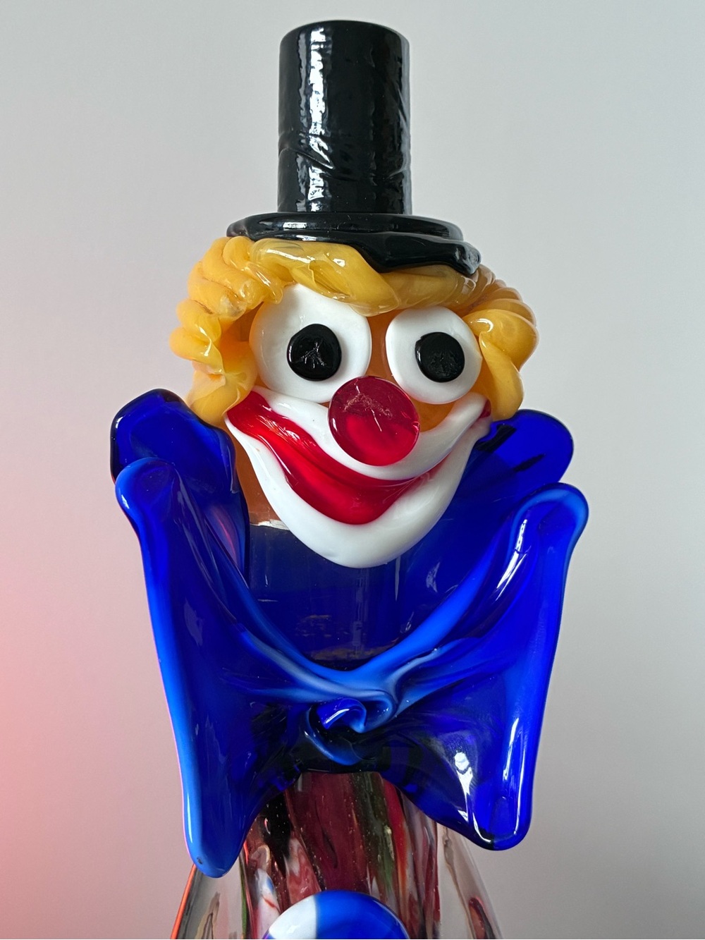 MCM Murano 12.25” Tall Italian Art Glass Clown Figurine - Picture 7 of 8